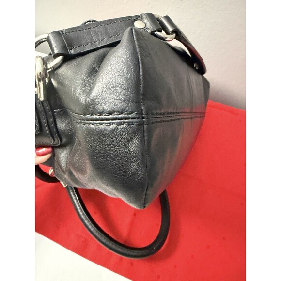 Coach KRISTIN Leather Satchel Handbag Double Strap & Zipper D1093-14782 Dust Bag - Picture 5 of 16